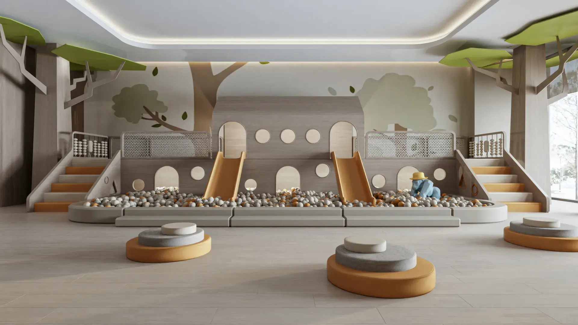Sakura Gardens: the children's play room