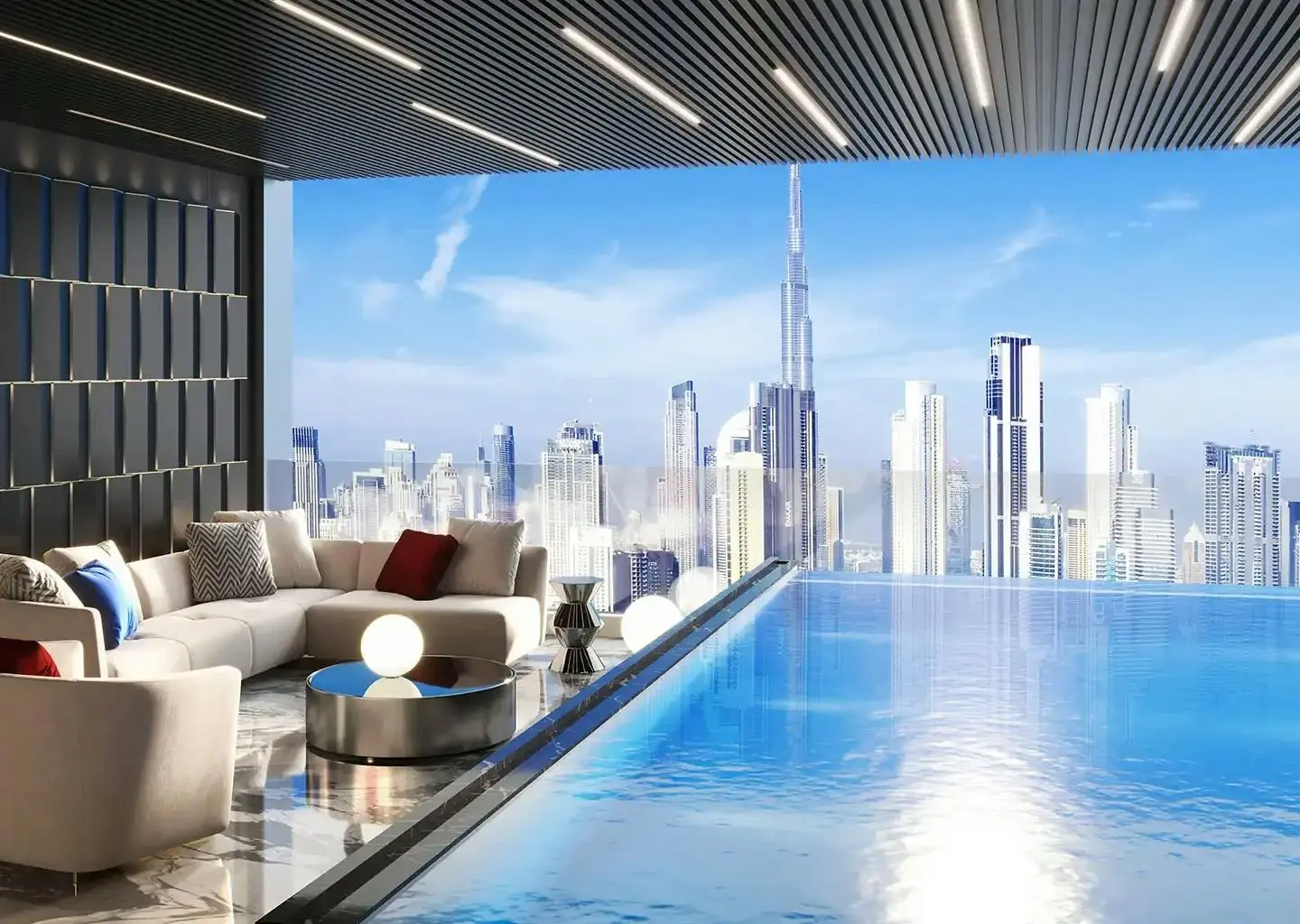 Burj Binghatti Jacob & Co Residences : rendu du promoteur