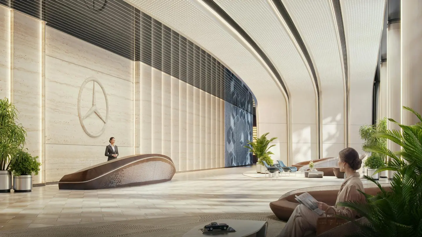 Mercedes-Benz Places, Binghatti City : rendu du promoteur