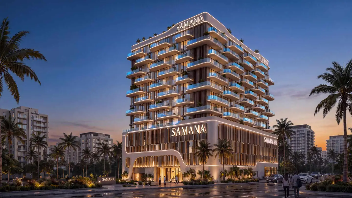 Samana Downtown Jebel Ali Portside : rendu du promoteur